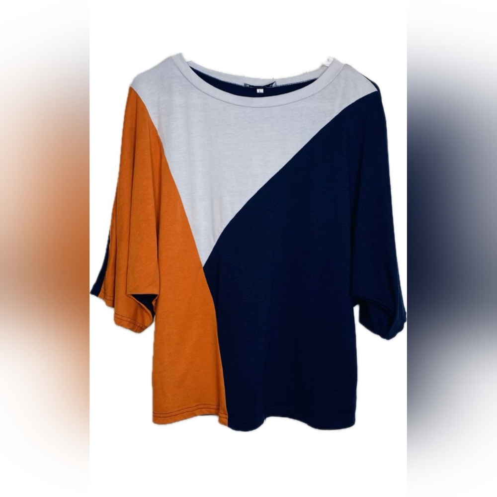 Women's Dolman Half Sleeve Loose Top - Picture 13 of 13
